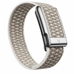 Whoop 5.0/MG Cloudknit Luxe - Tan (Haze) - Shiny Titanium Silver Clasp